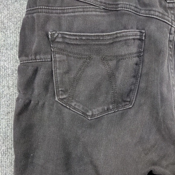 Seven7 Women's Booty Shaper Straight Leg Jeans Black 16 5-Pocket Dark Wash - Picture 6 of 16